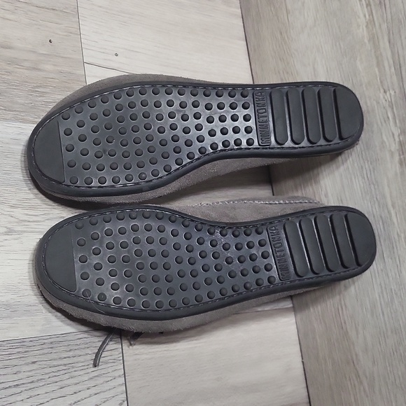 Minnetonka Womens 7.5 Thunderbird II Flats Shoes‎ Suede Beaded Fringe Moccasin - Picture 4 of 7